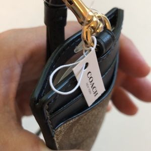 Coach Luggage Tag